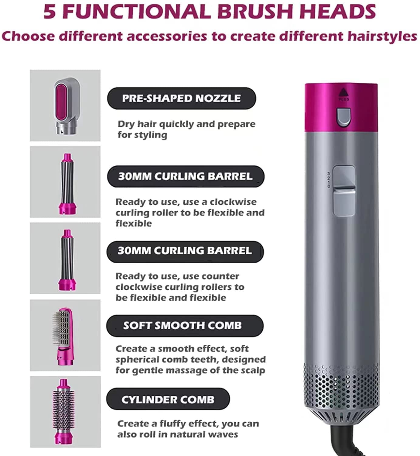5 in 1 Hair Dryer