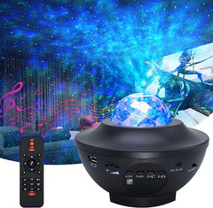 Galaxy Ocean Wave Light Projector With Speaker