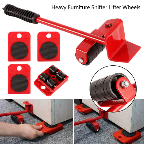 Set of 5 Furniture Lifter Moving Tool