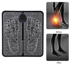 Foldable Electric EMS Foot Massager – Acupressure & Muscle Stimulation Pad | Physiotherapy & Leg Detox Spa Mat