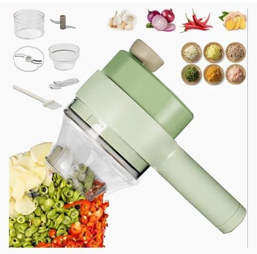 5 In 1 Handheld Hammer Electric Vegetable Cutter Set Mini Wireless Food Choppers Garlic Vegetable Chopper Slicer Machine