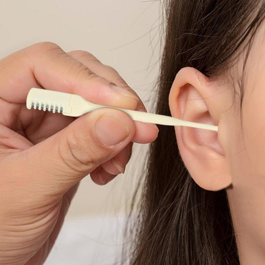 "360° Rotating Nose Hair Trimmer – Multi-Functional Portable Nose Tweezer & Earpick Tool for Travel, Picnics, and Dating"