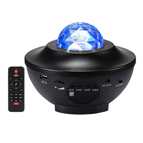 Galaxy Ocean Wave Light Projector With Speaker