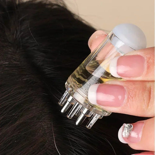 Portable Mini Hair Comb & Scalp Liquid Applicator – 6ml Oil Massage Comb