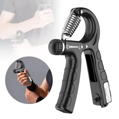 Adjustable Exerciser Hand Gripper With Counter Strengthener Adjustable