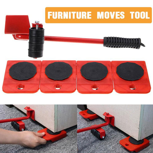 Set of 5 Furniture Lifter Moving Tool