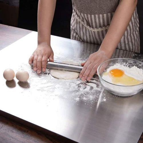 Stainless Steel Cutting Board! 🔪✨ Durable, Hygienic, And Easy To Clean—perfect For All Your Chopping Needs. A Must-have For Any Chef! – Size: 41x33cm