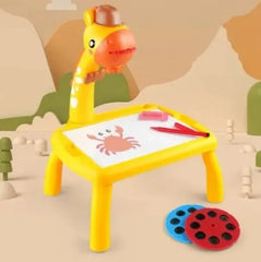 Table With Light And With Music Inside | Mini Art Drawing Board Leds Projector Light Toy Children Kids Painting Table Small Desk Big Size